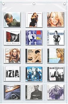 Amazon｜日本製 SAKI(サキ) ウォールポケット CD(15P) クリアー W-178