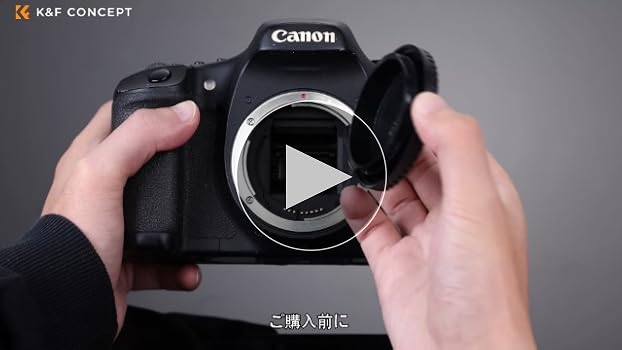 Amazon | K&F CONCEPT メーカー直営店 マウントアダプター Canon対応