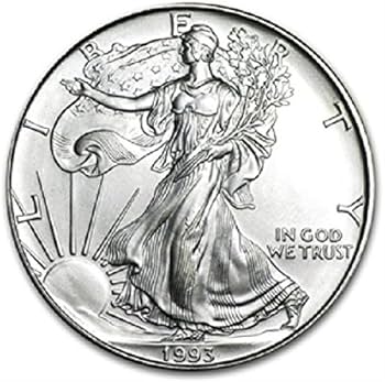 1993 American Silver Eagle .999 Fine Silver Dollar Uncirculated US
