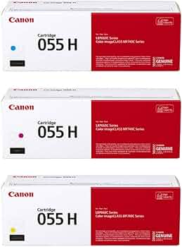 Amazon.co.jp: 【純正品】CANON トナーカートリッジ055H 4色5本セット