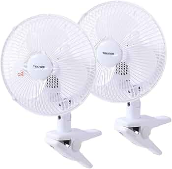 Amazon | seathestars 【23cm羽根】大型ファン 扇風機 クリップ式 電源