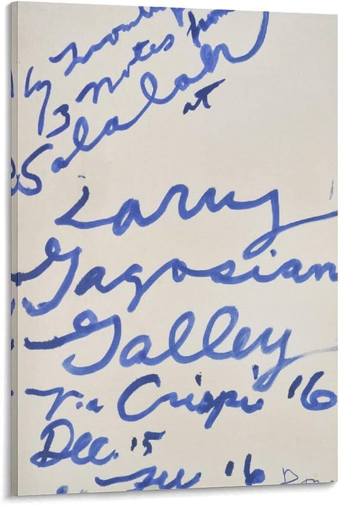 Amazon.co.jp: Cy Twomblyサイ・トゥオンブリー《Three Notes》抽象展