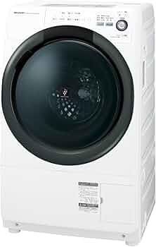 Amazon | シャープドラム式洗濯乾燥機 7kgタイプ 右開き ホワイト系 ES