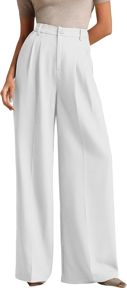 ELLEVEN Work Pants Women Wide Leg Dress Pants Business Casual