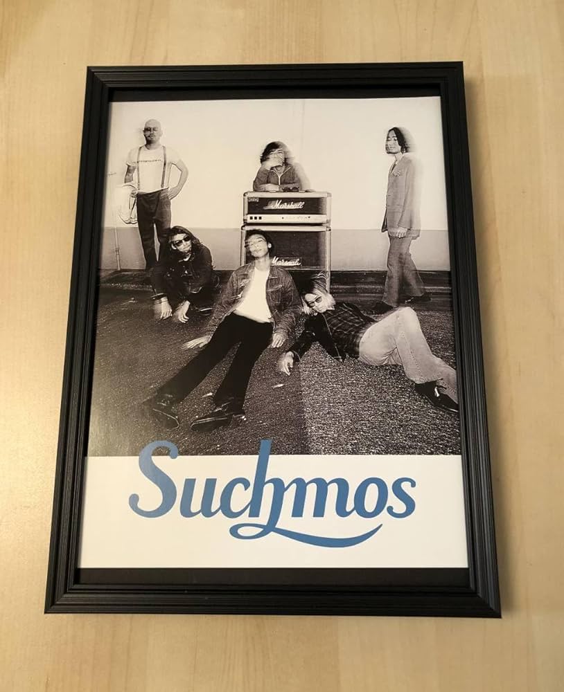 Amazon.co.jp: kj 額装品 サチモス 貴重写真 A4サイズ額入り ポスター