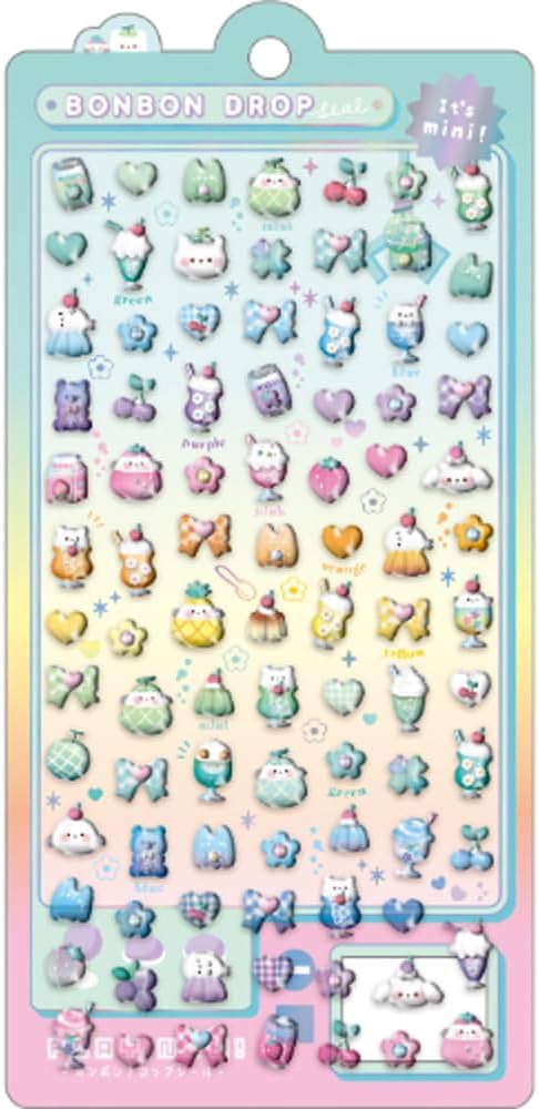 Amazon.co.jp: クーリア シール ボンボンドロップシール ミニ めろめろ
