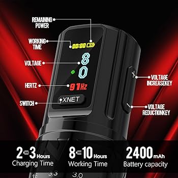 Amazon | Xnet Vipera 調節可能なストローク ワイヤレス タトゥー