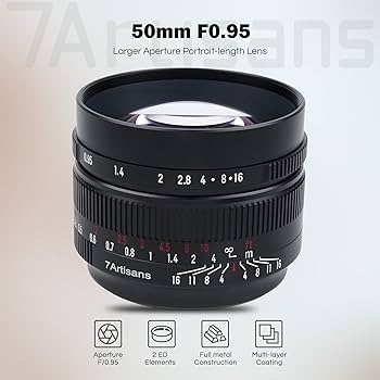 Amazon | 7artisans 50mm F0.95 ポートレート用マニュアルレンズ (Z