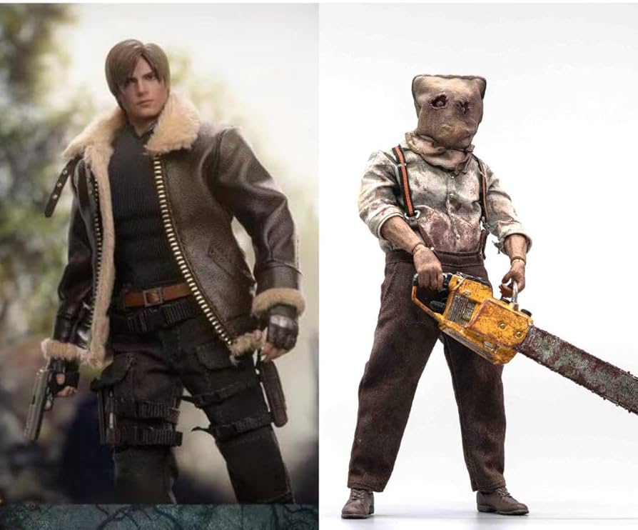 Amazon | バイオハザード4 レオン とチェーン男 フィギュアセット112
