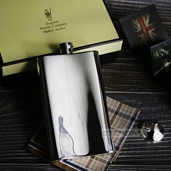 Amazon | English Pewter 携帯用 スキットル ウイスキー -CEL153-8.0oz