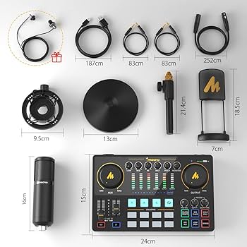 Amazon | MAONO オーディオミキサー オーディオインターフェース Mixer