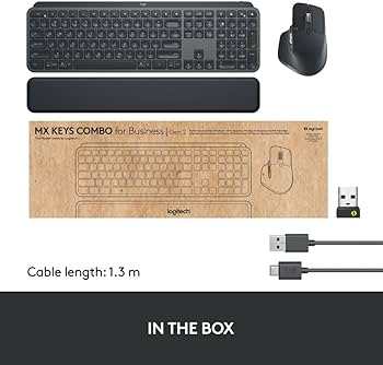 Amazon.com: Logitech MX Keys Combo for Business | Gen 2, Full Size