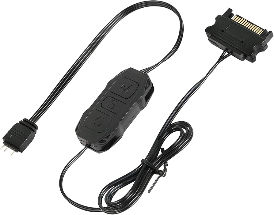 Amazon.co.jp: CERRXIAN 5V 3ピン ARGBコントローラー、内蔵ライト