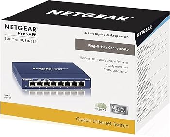Amazon.com: NETGEAR 8-Port Gigabit Ethernet Unmanaged Switch