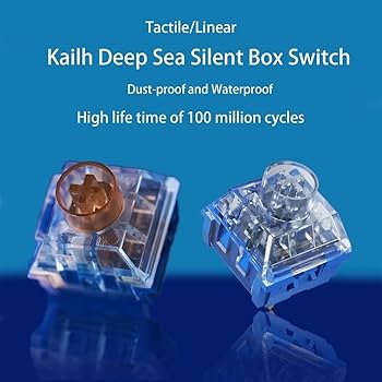 Amazon.co.jp: Kailh ディープシーサイレントプロボックススイッチ V2