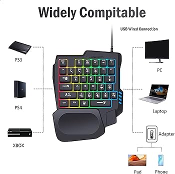 Amazon.co.jp: ゲーミングキーボード マウス コンバーター セット