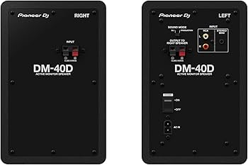 Amazon.co.jp: Pioneer DJ DM-40D 4インチ デスクトップアクティブ