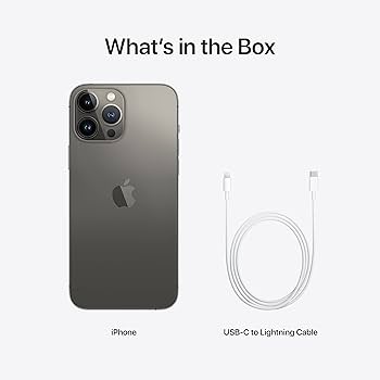 Amazon.com: Apple iPhone 13 Pro Max, 256GB, Graphite - Unlocked