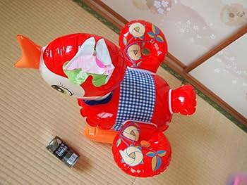 Amazon.co.jp: 昭和レトロ タカラ 空ビ 幼児乗用 空気ビニール 人形