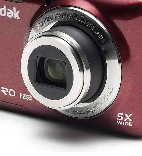 Amazon.com : Kodak PIXPRO Friendly Zoom FZ53-RD 16MP Digital