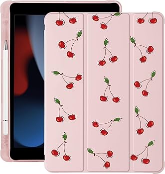 Amazon.com: Cute Kawaii Cherry for iPad Air5/Air4 Case with Pencil