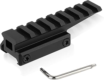 Amazon | FOCUHUNTER ピカティニーレール 20mm Fast Optic Riser Rail