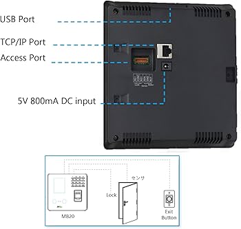 Amazon.co.jp: NGTeco タイムレコーダー 顔認証 指紋認証 自動集計 USB
