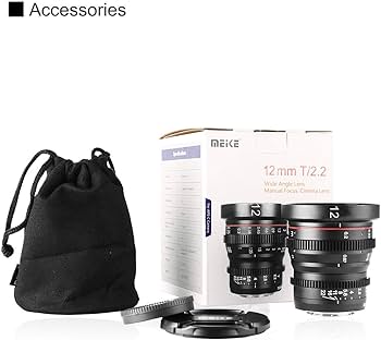 Amazon | Meike 12 mm T 2.2大口径マニュアル映画シネマレンズマイクロ