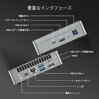 Amazon.co.jp: GEEKOM ミニ PC、第 11 世代 N5105 搭載 MiniAir11 ミニ