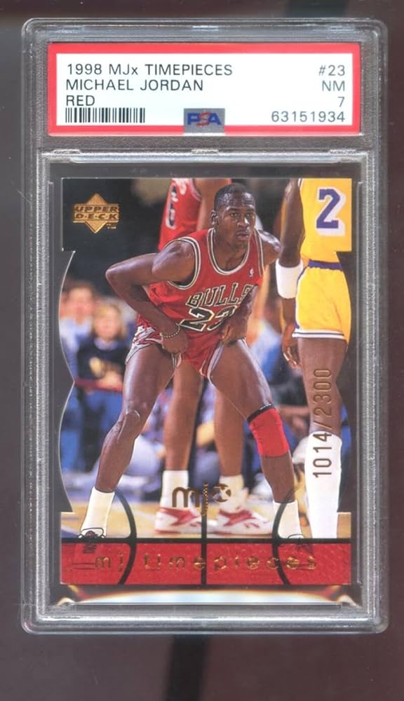 Amazon.com: 1998-99 Upper Deck MJx Timepieces Red #23 Michael