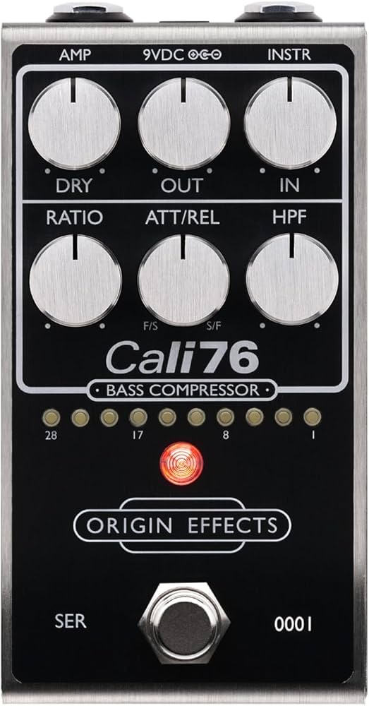 Amazon.com: Origin Effects Cali76 Bass Compressor Pedal - Black