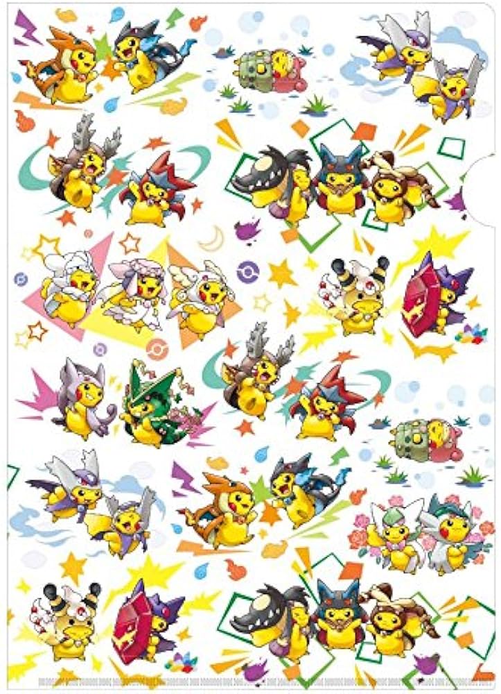 Amazon.co.jp: ポケモンセンターオリジナル A4クリアファイルセット