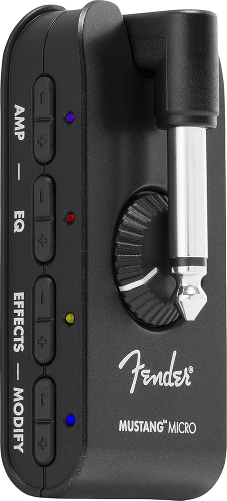 Amazon.com: Fender Mustang Micro Headphone Amplifier, with 2-Year