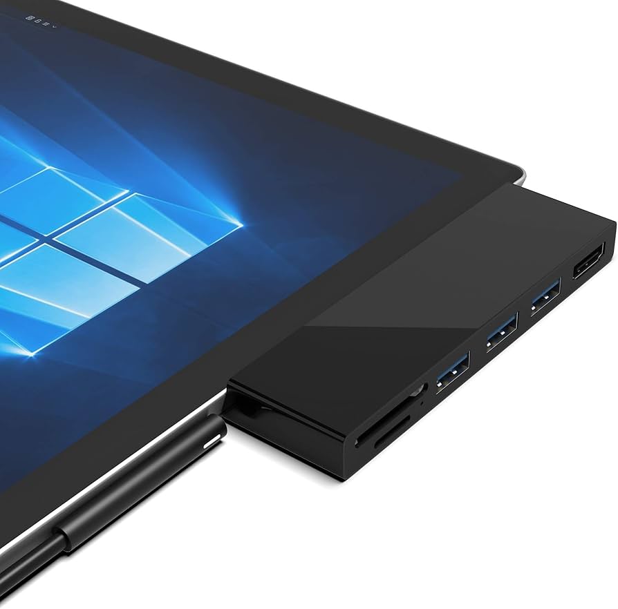 Amazon.co.jp: Microsoft Surface Pro 5/Pro6 用 USB 3.0 ハブ ミニDP