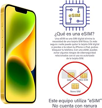 Amazon.com: Apple iPhone 14, 512GB, Yellow - Unlocked (Renewed