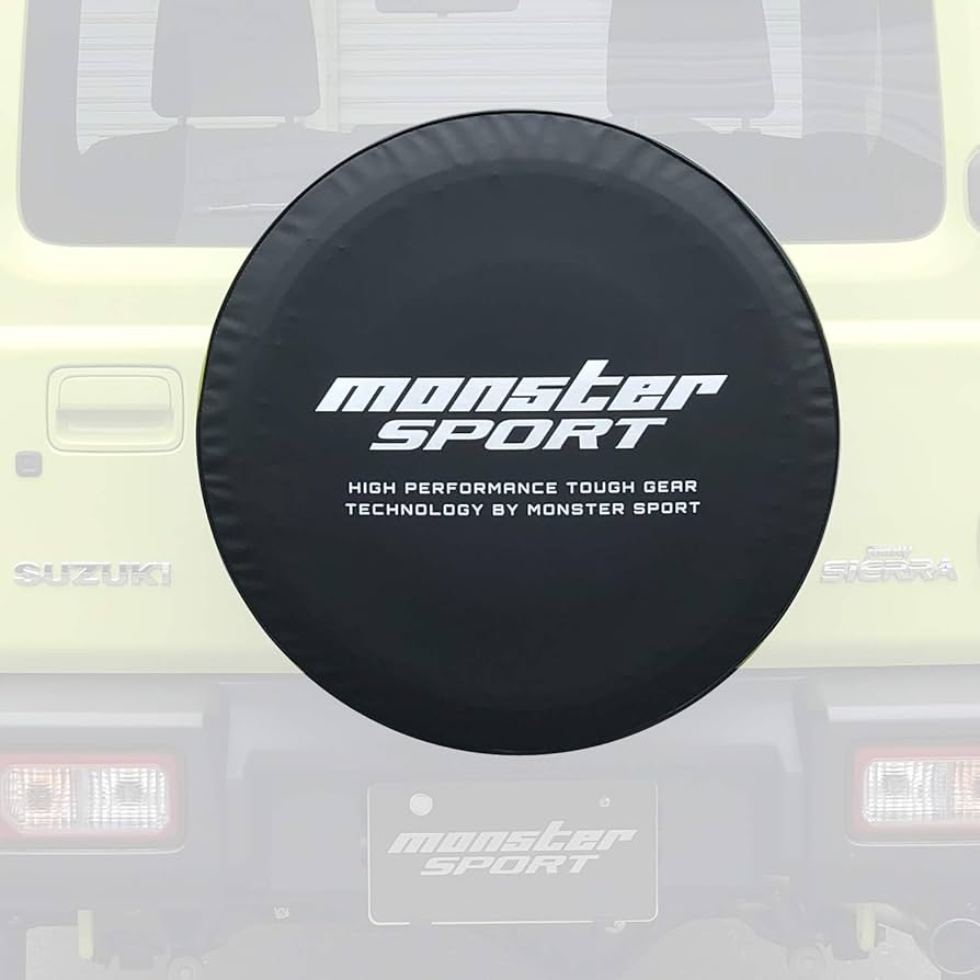 Amazon | MONSTER SPORT スペアタイヤカバー MSロゴ 車種専用設計