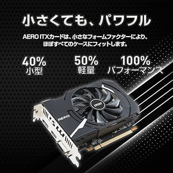 Amazon | MSI GeForce RTX 3060 Ti AERO ITX 8G OC LHR グラフィックス