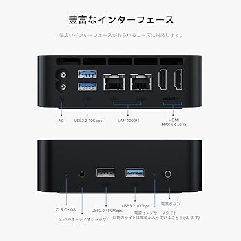 Amazon.co.jp: TRIGKEY ミニPC インテル第12世代 N100 プロセッサー