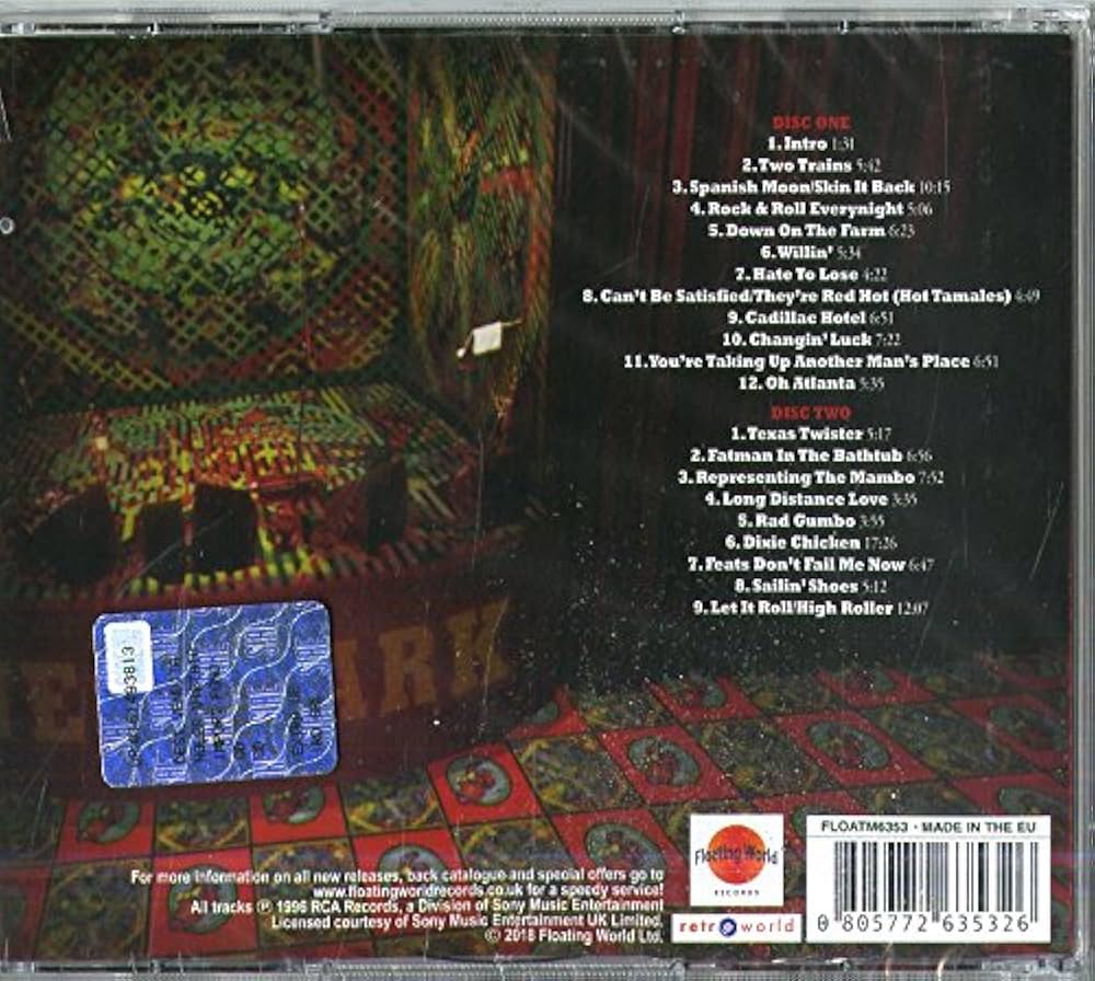 LITTLE FEAT - Live From Neon Park - Amazon.com Music