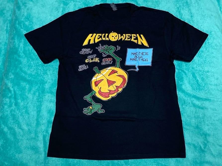 Amazon.co.jp: HELLOWEEN ハロウィン Tシャツ M バンドT ロックT