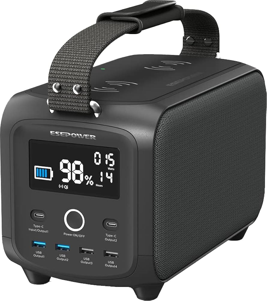 Amazon.co.jp: ESEPOWER ポータブル電源 400W 軽量 小型 大容量 414Wh