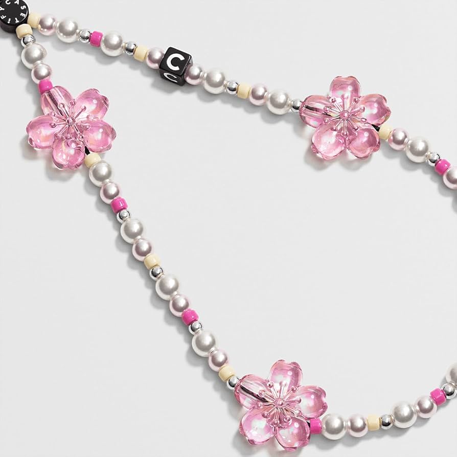 Amazon.co.jp: [CASETiFY] Flower Smartphone Strap - Cherry Blossom