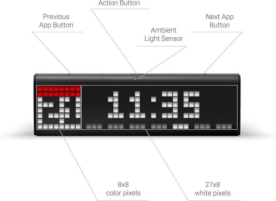 Amazon.com: LaMetric TIME Wi-Fi Clock for Smart Home - Social