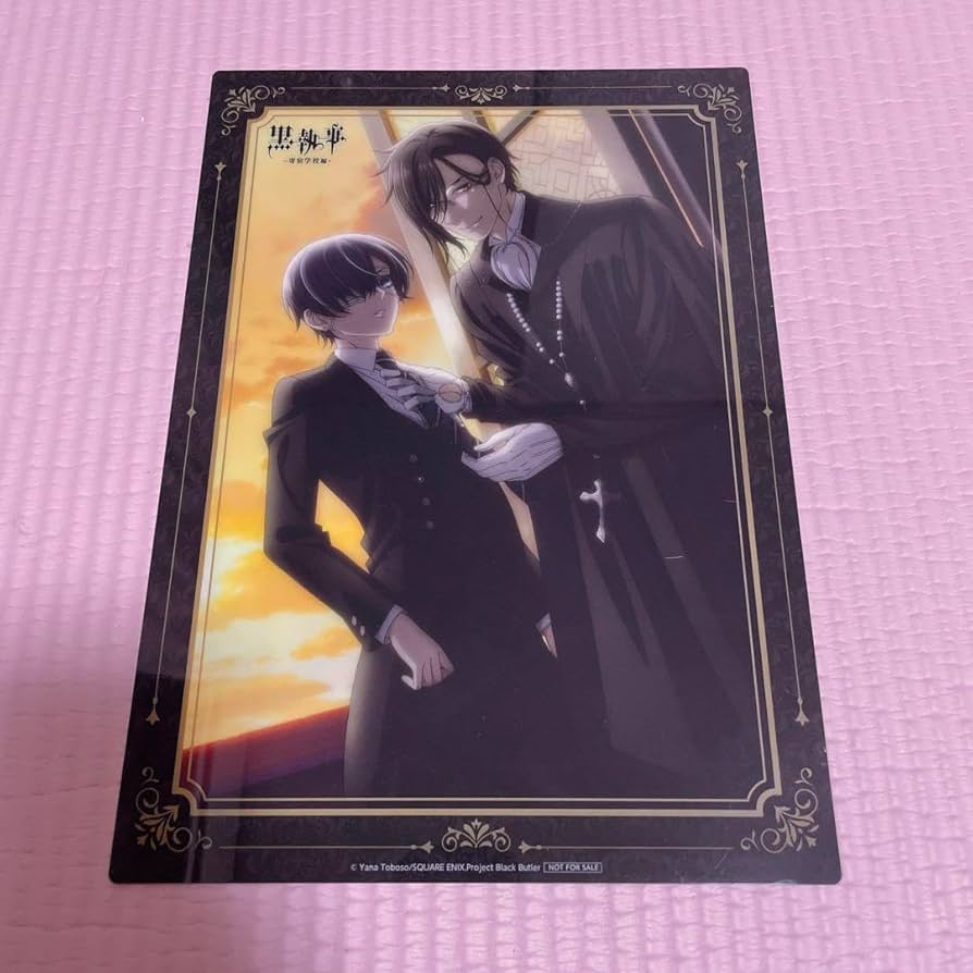 Amazon.co.jp: 黒執事 シエル セバスチャン セバシエ クリアポスター