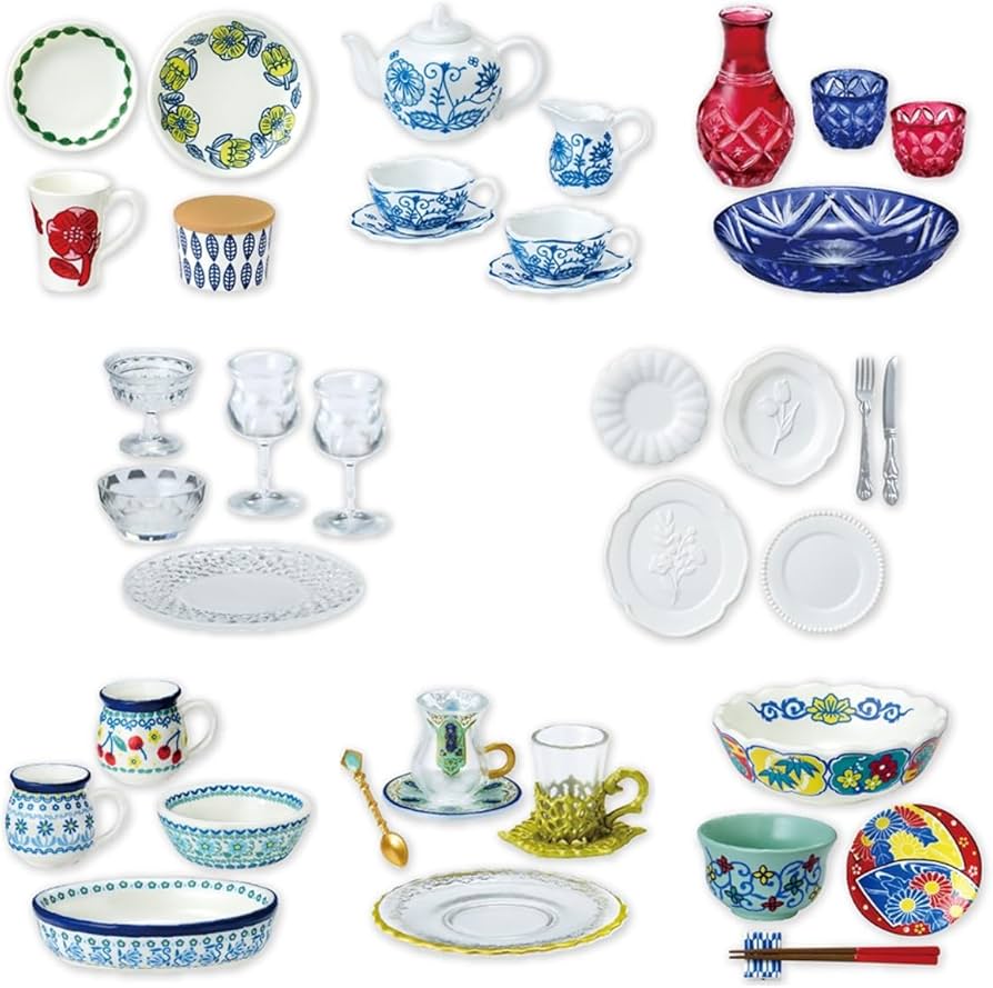 Amazon.co.jp: リーメント ぷちサンプルシリーズ あこがれ食器