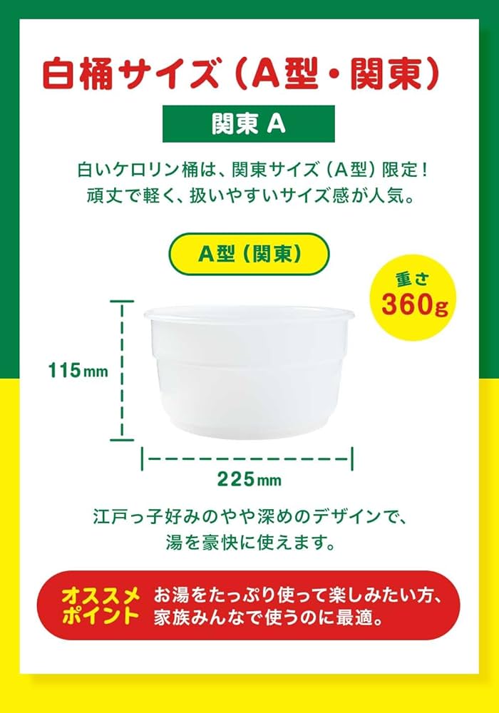 Amazon｜【ケロリン100周年記念】ケロリン白桶 復刻版パッケージ(関東