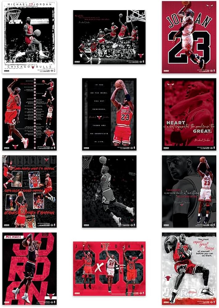 Amazon.com: Michael Jordan Poster Book Poster Book : Office Products