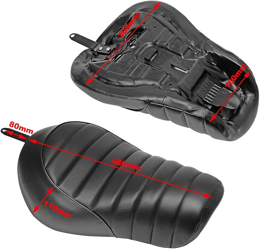 Amazon | Baohatsu バイク用 フロント シート PUレザー製 ソロシート