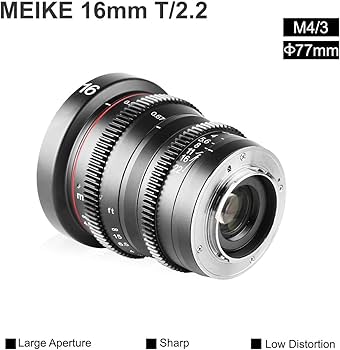 Amazon.com : Meike 16mm T2.2 Manual Focus Wide Angle Fixed Prime