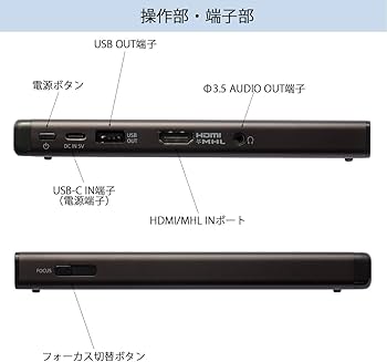 Amazon | ソニー モバイルプロジェクター USB給電機能搭載 MP-CD1